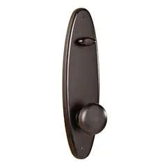 Weslock 06400--I1SL20 Impresa Stanford Interior Single Cylinder Handleset Trim with Adjustable Latch and Round Corner Strikes Oil Rubbed Bronze Finish  LIMITED STOCK AVAILABLE