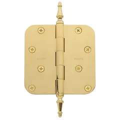 Baldwin 1093003I Steeple Tip for Square Corner Hinge (2/SET) Lifetime Brass Finish