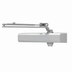 LCN Closers 1450RWPAAL Parallel Arm Adjustable Surface Mounted Tri Pack Door Closer with Thru Bolts 689 Aluminum Finish