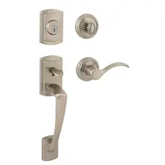 Baldwin 180NAHXTBLRDB15S Complete Nautica By Tobin RDB Handleset with Smart Key Satin Nickel Finish