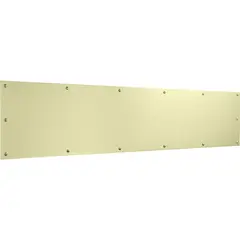 Baldwin 20000440834 Kick Plate 8" x 34" Lifetime Satin Brass Finish