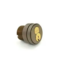 Schlage Commercial 20061C613 Conventional Core Mortise Cylinder C Keyway with Compression ; Spring; and 3/8" Blocking  with Straight Cam Oil Rubbed Bronze Finish