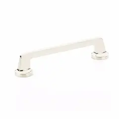 SCHAUB 202-PN Schaub  6" Center to Center Northport Flat Cabinet Pull Polished Nickel Finish