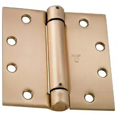 Best Hinges 2060R4123 4-1/2" x 4-1/2" Spring Hinge # 420940 Bright Brass Finish