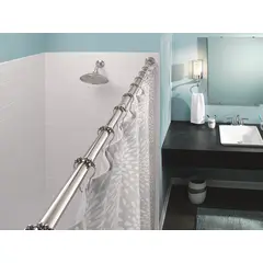 Moen 21005A 5' Aluminum Shower Rod Bright Chrome Finish