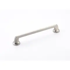 SCHAUB 213-15 Schaub  8" Center to Center Northport Round Cabinet Pull Satin Nickel Finish