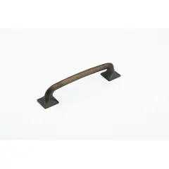 SCHAUB 216-ABZ Schaub  5" Center to Center Northport Square Cabinet Pull Ancient Bronze Finish