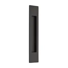 Emtek 220310US19 10" Modern Rectangular Flush Pull Flat Black Finish