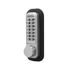 Lockey 2210SCMG Mechanical Keyless Deadbolt with Single Combination Satin Chrome Marine Grade Finish