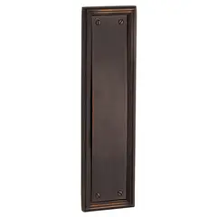 Baldwin 2281112 Push Plate 3-1/2" x 20" Nashville Venetian Bronze Finish