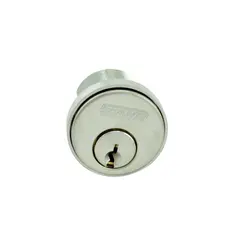 Schlage Commercial 30002C626114LH Left Hand 1-1/4" Hotel Mortise Cylinder C Keyway with Compression  and Spring and L Cam Satin Chrome Finish