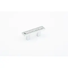 SCHAUB 301-26 Schaub  32mm Center to Center Skyevale Cabinet Pull with Crystals Polished Chrome Finish