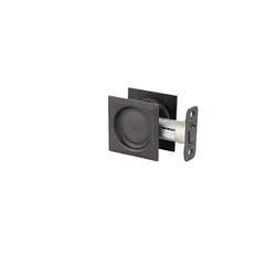 Kwikset 334SQT-11P Square Passage Pocket Door Lock Venetian Bronze Finish