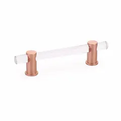 SCHAUB 404-BRG Schaub  4" Center to Center Lumiere Cabinet Pull Brushed Rose Gold Finish