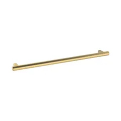 Baldwin 4420044 18" Center to Center Octagonal Cabinet Appliance Pull Lifetime Satin Brass Finish