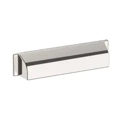 Baldwin 4422055 6" Center to Center Transitional Cup Cabinet Pull Lifetime Bright Nickel Finish