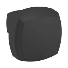 Baldwin 4452190 1" Square Severin A Cabinet Knob Satin Black Finish