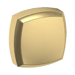 Baldwin 4453044 1-1/4" Square Severin A Cabinet Knob Lifetime Satin Brass Finish