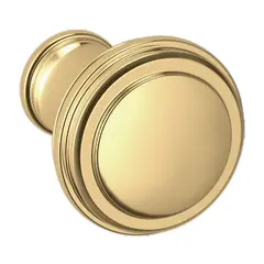 Baldwin 4454003 1" Square Severin C Cabinet Knob Lifetime Brass Finish