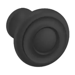 Baldwin 4490190 1" Dominion Cabinet Knob Satin Black Finish