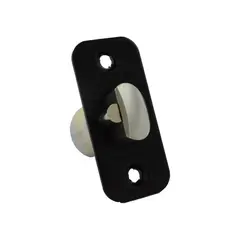 Schlage Commercial 47273625622 ALX Series 2-3/8" Backset Non-Restoring Dead Latch with 1" x 2-1/4" Round Corner Faceplate Matte Black Finish