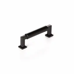 SCHAUB 477-MB Schaub  3-1/2" Center to Center Haniburton Cabinet Pull Matte Black Finish