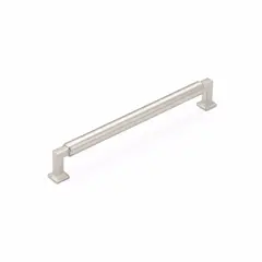 SCHAUB 478-15 Schaub  8" Center to Center Haniburton Cabinet Pull Satin Nickel Finish