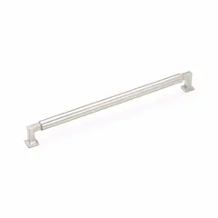 SCHAUB 479-15 Schaub  15" Center to Center Haniburton Appliance Pull Satin Nickel Finish