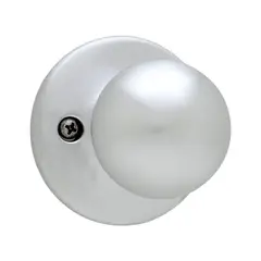 Kwikset 488P-26D Polo Knob Half Dummy Lock Satin Chrome Finish