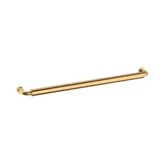 Baldwin 4956031 18" Center to Center Hollywood Hills Cabinet Appliance Pull Unlacquered Brass Finish