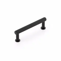 SCHAUB 5003-MB Schaub  3-1/2" Center to Center Pub House Knurled Cabinet Pull Matte Black Finish