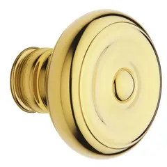 Baldwin 5020003MR Pair 5020 Knob Less Rose Lifetime Brass Finish