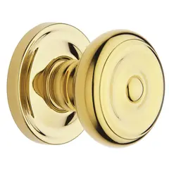 Baldwin 5020031PASS Passage Preconfigured 5020 with 5048 Rose Unlacquered Brass Finish