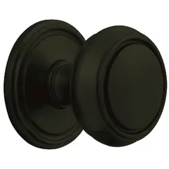 Baldwin 5068190IDM Preconfigured 5068 Knob with 5070 Rose Half Dummy Lock Satin Black Finish