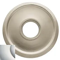 Baldwin 5078055 2-5/8" Passage Rose Lifetime Bright Nickel Finish