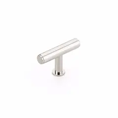 SCHAUB 5101-PN Schaub  2" Pub House T Cabinet Knob Polished Nickel Finish