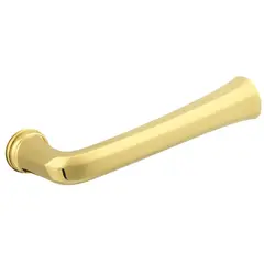 Baldwin 5112031MR Pair 5112 Lever Less Rose Unlacquered Brass Finish