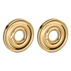 Baldwin 5148003 2-5/8" Privacy Rose Lifetime Brass Finish