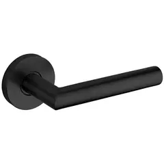 Baldwin 5173190MR Pair 5173 Lever Less Rose Satin Black Finish