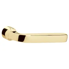 Baldwin 5190031LMR Single Left Hand 5190 Lever Less Rose Unlacquered Brass Finish