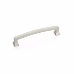 SCHAUB 527-15 Schaub  5" Center to Center Menlo Park Arched Cabinet Pull Satin Nickel Finish