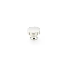 SCHAUB 532-PN Schaub  1-1/4" Menlo Park Disk Round Knob Polished Nickel Finish