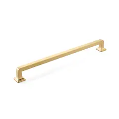 SCHAUB 535-SSB Schaub  15" Center to Center Menlo Park Appliance Pull Signature Satin Brass Finish