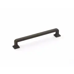 SCHAUB 537-ABZ Schaub  6" Center to Center Menlo Park Cabinet Pull Ancient Bronze Finish