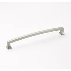 SCHAUB 540-15 Schaub  8" Center to Center Menlo Park Arched Cabinet Pull Satin Nickel Finish