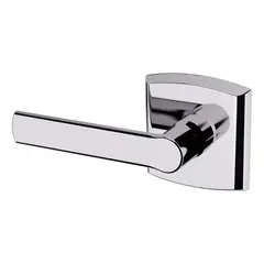 Baldwin 5485V260LDM Left Hand Single Dummy Preconfigured 5485V Lever with R026 Rose Bright Chrome Finish