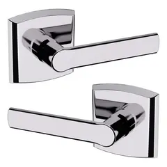 Baldwin 5485V260PASS Passage Preconfigured 5485V Lever with R026 Rose Bright Chrome Finish