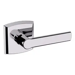 Baldwin 5485V260RDM Right Hand Single Dummy Preconfigured 5485V Lever with R026 Rose Bright Chrome Finish