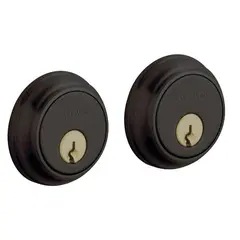 Baldwin 8021102 Traditional 1-5/8" Double Cylinder Deadbolt Oil Rubbed Bronze Finish