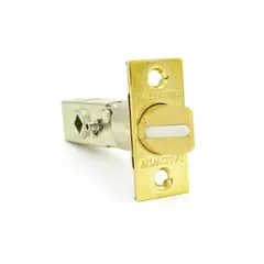 Baldwin 5510031P 2-3/8" Estate Knob Privacy Latch Unlacquered Brass Finish